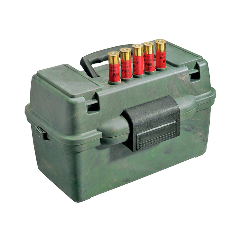 MTM Deluxe Dual Gauge Flip-Top Shotshell Box with Handle 12 or 20 Gauge 2-3/4", 3" 100-Round Camo