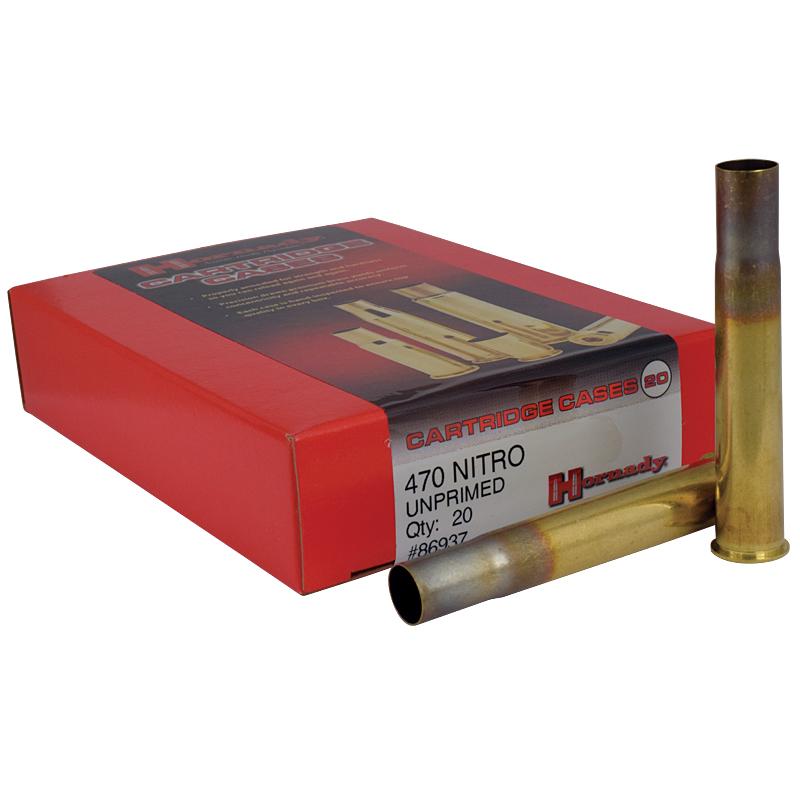 Hornady Brass 470 Nitro Express Unprimed 20/Box